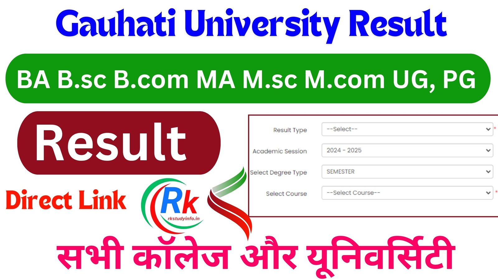 Gauhati University Result