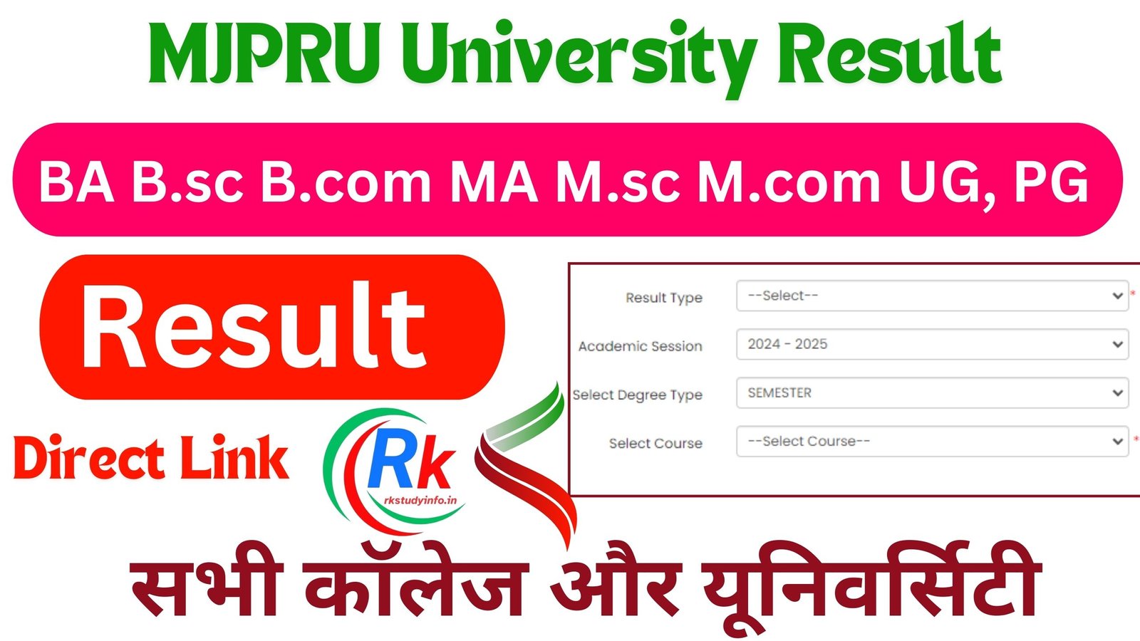KUK University Result
