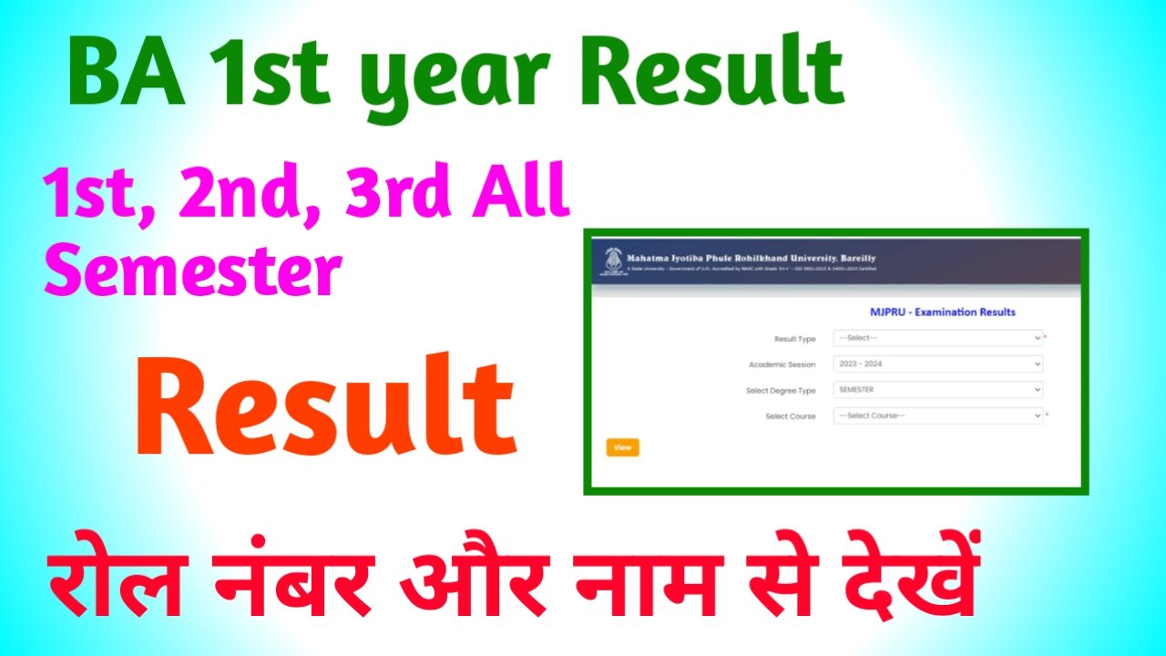 BA 1st year Result