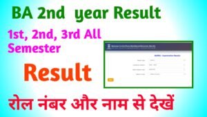 BA 2nd year Result
