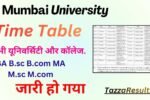 Mumbai University Time Table