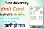 Pune University Admit Card