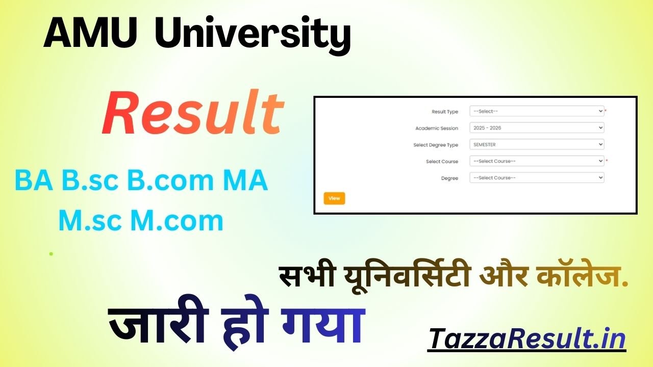 AMU University Result
