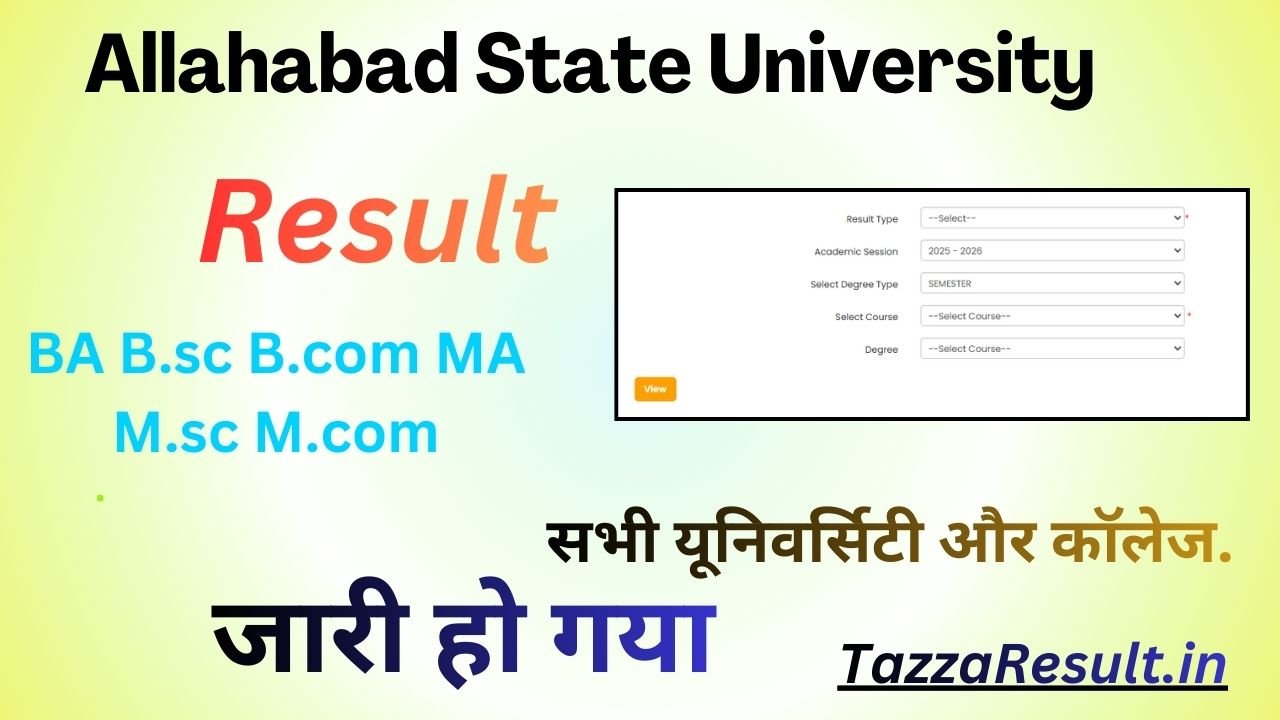 Allahabad State University Result