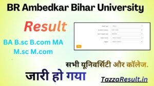 BR Ambedkar Bihar University Result 