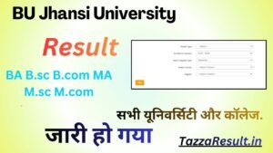 BU Jhansi University Result