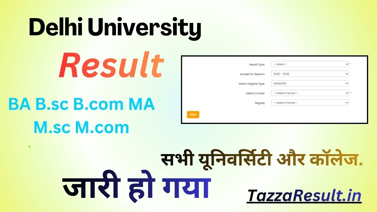 Delhi University Result