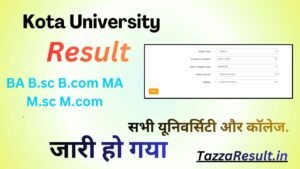 Kota University Result