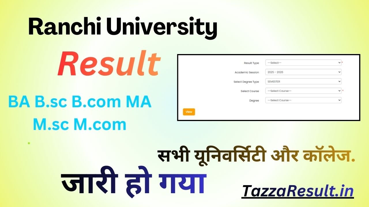 Ranchi University Result