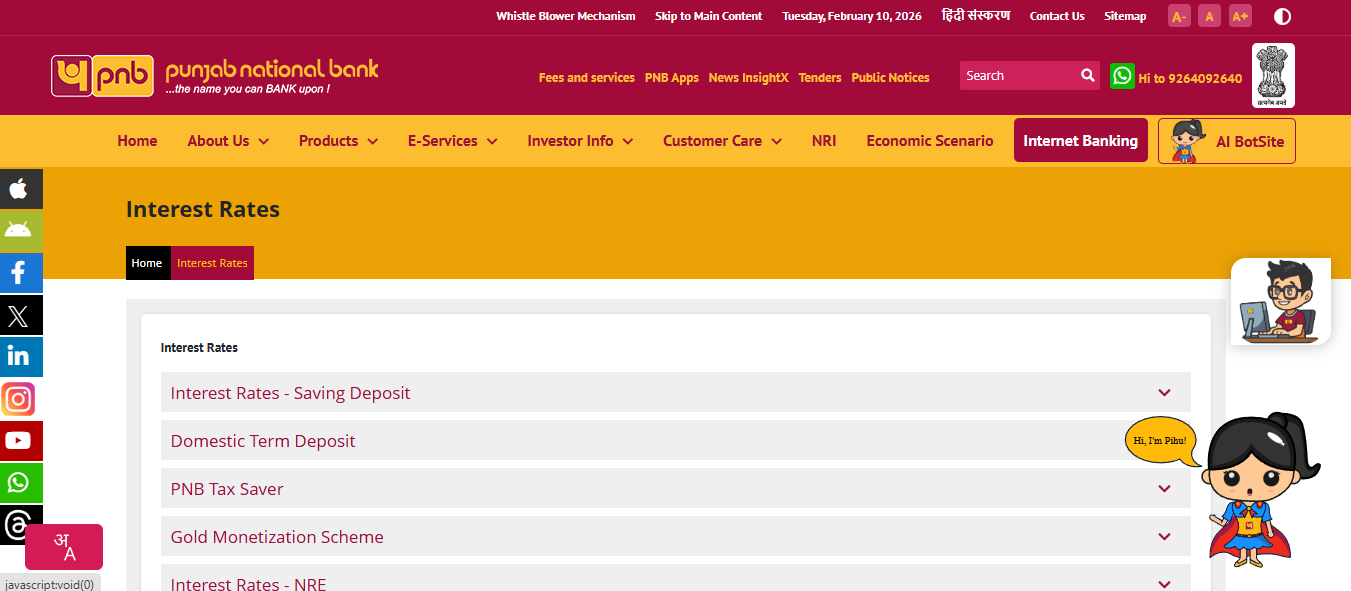 PNB FD Scheme 2026