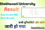 Shekhawati University Result